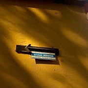 Sign leading to the Greenhouse in Vilnius